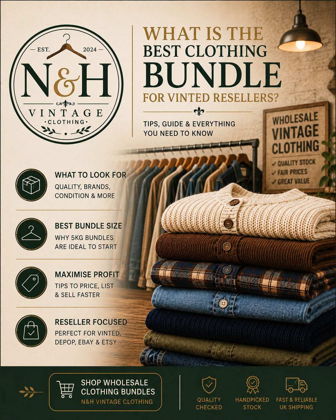 What Is the Best Clothing Bundle for Vinted Resellers?