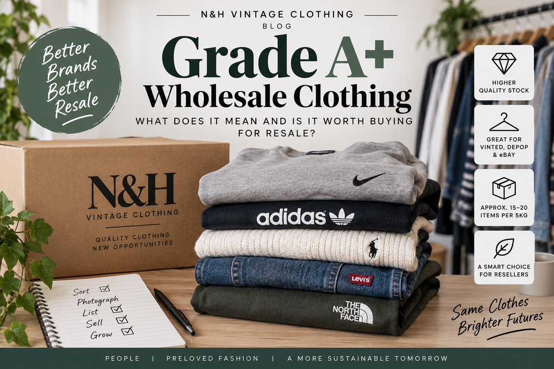 Grade A+ Wholesale Clothing: What Does It Mean and Is It Worth Buying for Resale?