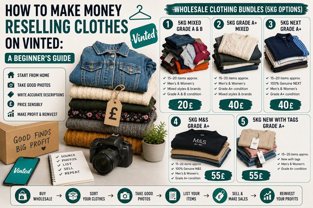 How to Make Money Reselling Clothes on Vinted: A Beginner's Guide