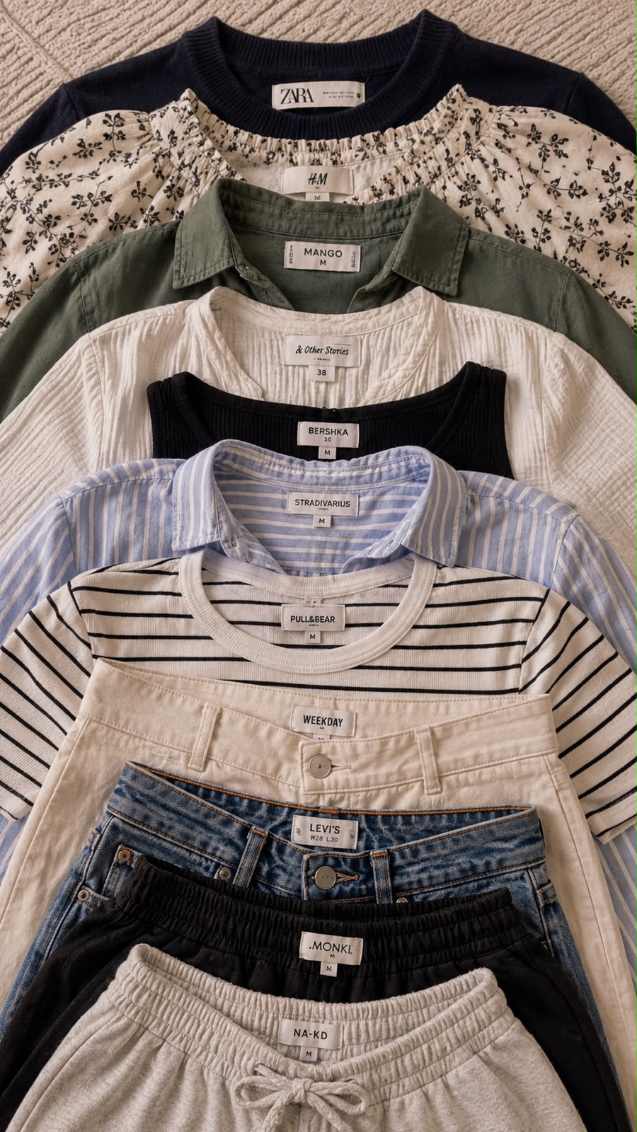 Grade A+ Mixed Clothing 5kg Bag | Men's & Women's Wholesale Clothes