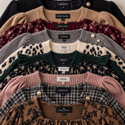 5KG Winter Women's Dresses Bundle – Grade A+ | Wholesale Clothing – £35